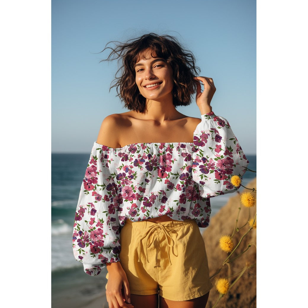 LENZING™ ECOVERO™ DIGITAAL BLOEMEN