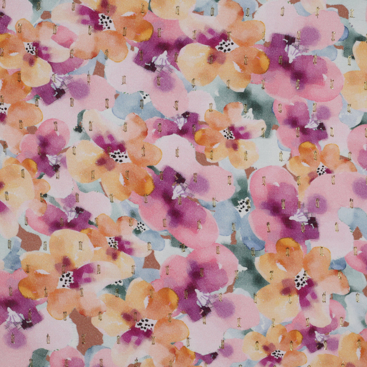 VISCOSE LUREX DIGITAAL FLOWERS