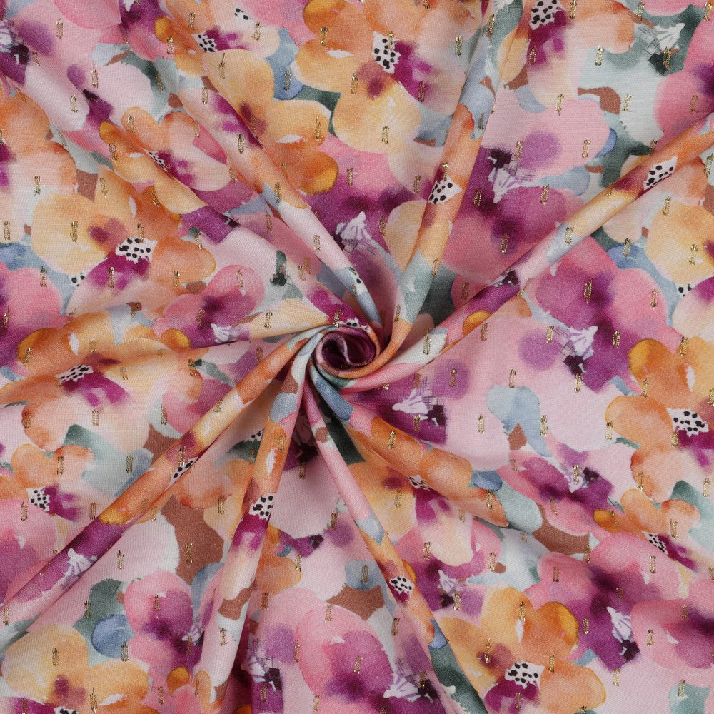 VISCOSE LUREX DIGITAAL FLOWERS