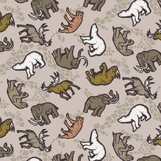 SWEAT DIEREN - LICHT ZAND