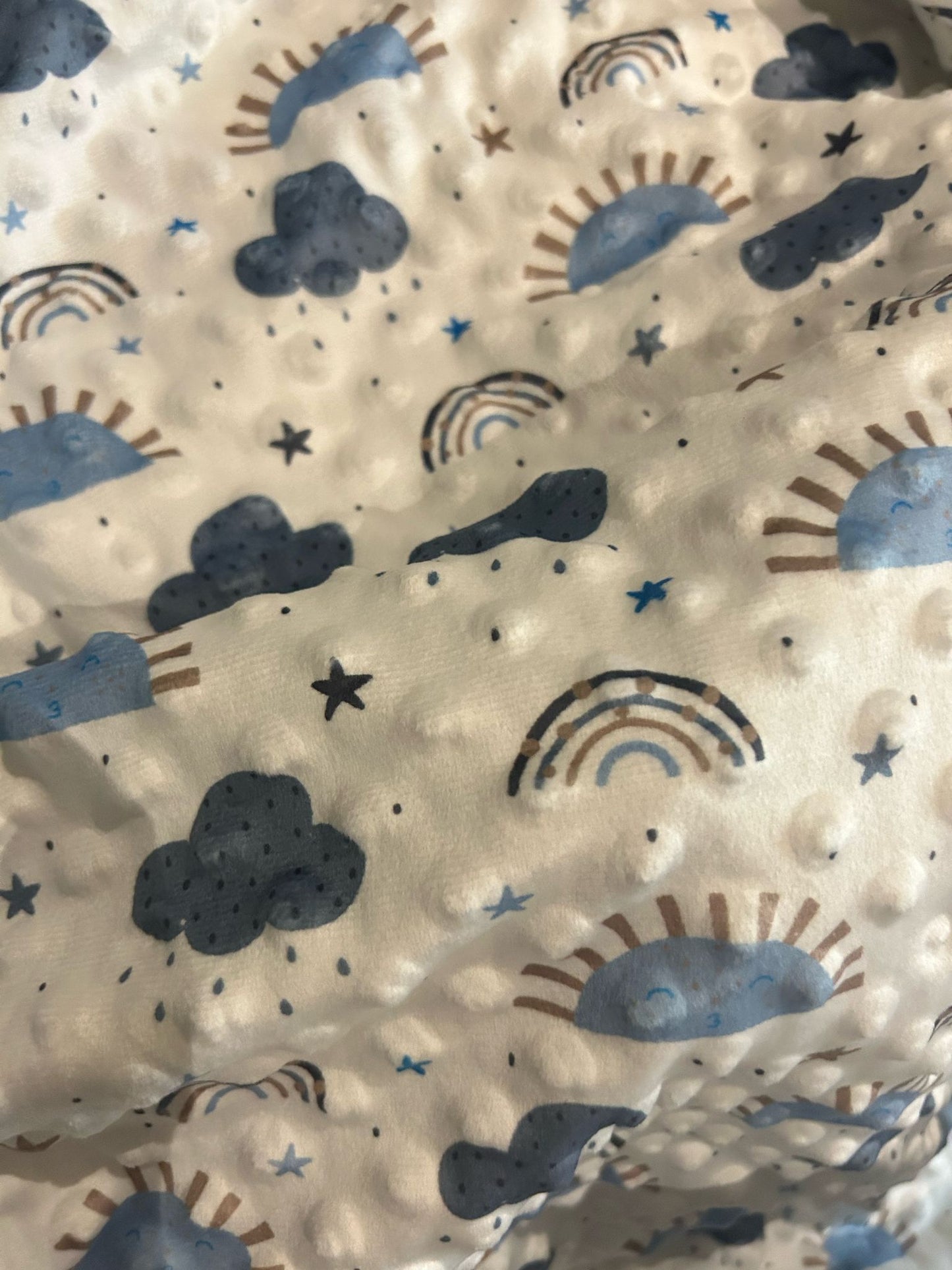 Minky stof print
