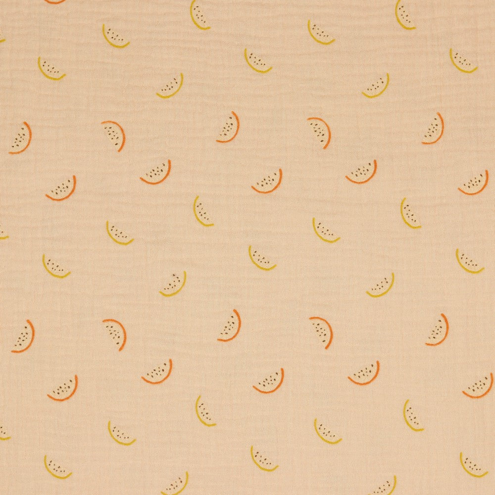 DOUBLE GAUZE GOTS MELONS