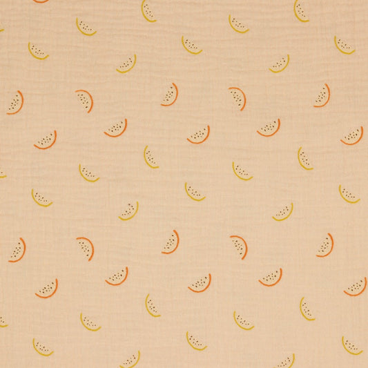 DOUBLE GAUZE GOTS MELONS