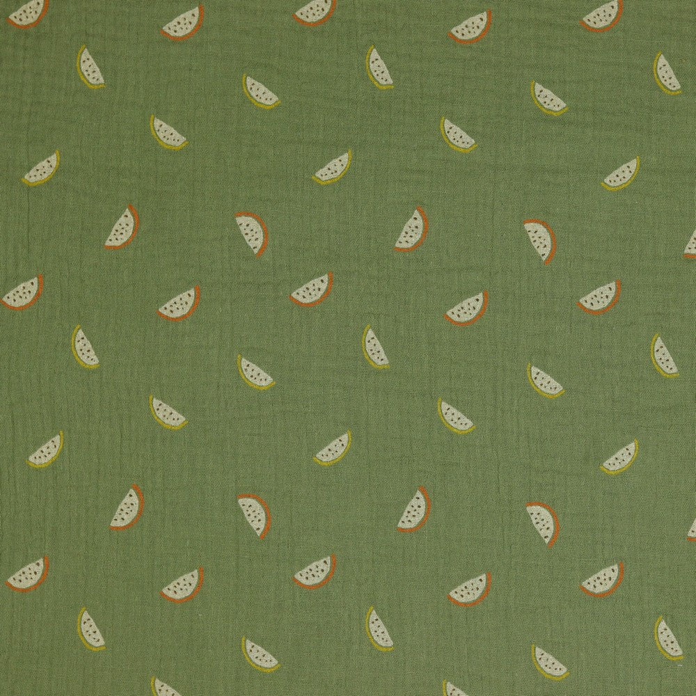 DOUBLE GAUZE GOTS MELONS